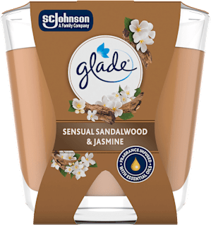 vonná svíčka ve skle Sensual Sandalwood & Jasmine glade
