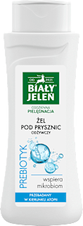 Żel pod prysznic odżywczy Prebiotyk BIAŁY JELEŃ