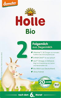 Folgemilch 2 aus Ziegenmilch nach dem 6. Monat Holle