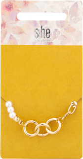 Armband Gold-Optik mit Perlen s-he stylecollection