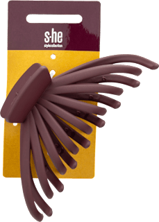 Haarklammer Rubber-Finish  s-he stylecollection