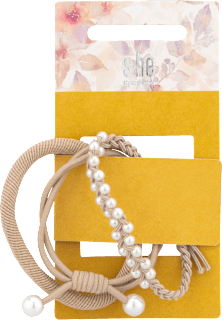 Haargummi-Set mit Blumenmuster s-he stylecollection