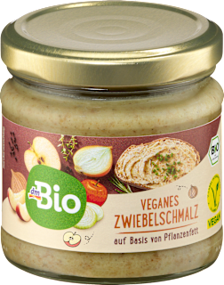 Vegánska nátierka cibuľa a jablká dmBio