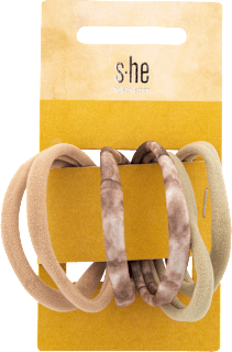 Haargummis Batik-Muster s-he stylecollection