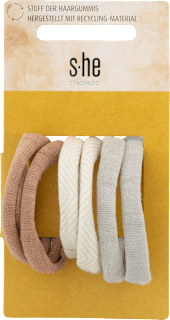 Haargummis dünn mehrfarbig  s-he stylecollection