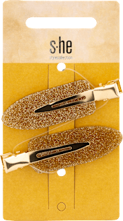 Haarspangen gold glitzer  s-he stylecollection
