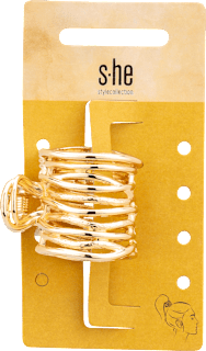 Haarklammer Pony-Cuff gold s-he stylecollection