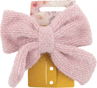 Patentspange rosa mit Schleife  s-he stylecollection