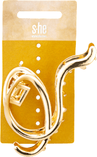 Haarklammer geschwungen gold  s-he stylecollection
