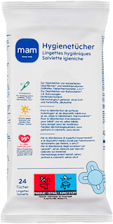 Hygienetücher für Babyzubehör mam
