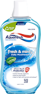 Вода за уста Fresh & Minty Aquafresh