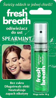 Odświeżacz do ust Spearmint fresh breath