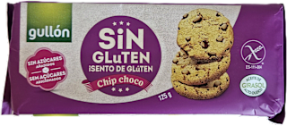 Keksi s komadićima čokolade, bez glutena Gullon