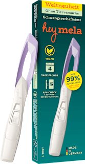 Veganer Schwangerschaftstest hey mela