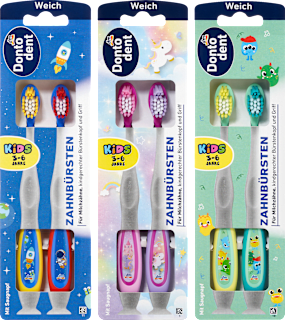 KIDS četkica za zube za decu - mekana, 3-6 godine, više vrsta Dontodent