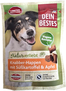 Dopunska hrana za pse – zalogajčići s batatom i jabukom DEIN BESTES