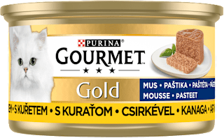 Mus z kurczakiem dla kotów dorosłych Purina Gourmet