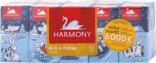 Papierové vreckovky Bob a Bobek, 10x10 Harmony