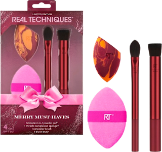 Set de accesorii de machiaj MERRY MUST-HAVES REAL TECHNIQUES