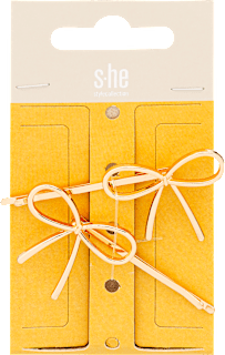 Fém hajcsat masnival, aranyszínű s-he stylecollection