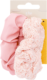 Scrunchie (skunci) hajgumi szett, kétféle rózsaszín s-he stylecollection