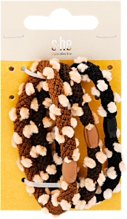 Hajgumi bojtokkal, többszínű s-he stylecollection