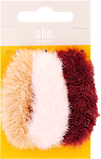 Hajgumi puha borítással, többszínű s-he stylecollection