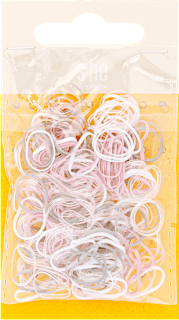 Mini hajgumi mix, többféle árnyalat szürkével s-he stylecollection