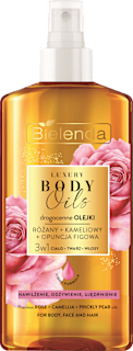Olejek 3 w 1 różany + kameliowy + opuncja figowa Bielenda
