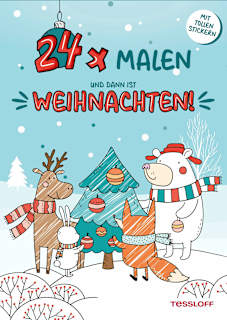 Malbuch 24 x malen und dann ist Weihnachten! Ars Edition