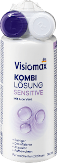 Detergente sensitive per lenti a contatto visiomax