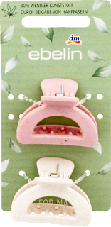 Haarklammer klein rosa beige ebelin