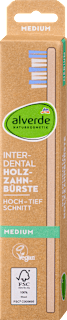 Drevená zubná kefka Interdental Medium alverde NATURKOSMETIK