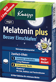 Tabletten Melatonin plus Kneipp