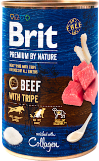 Karma dla psów Premium By Nature, wołowina Brit