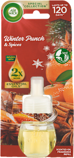Náplň do elektrického osviežovača Essential Oils – zimný punč Air Wick