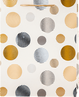 Ukrasna kesa - braon krugovi ZEN GIFT