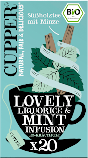 Kräutertee mit Süßholz & Minze (20 Beutel) Cupper