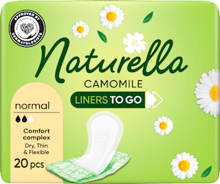 slipové vložky Normal To Go Naturella