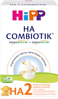 Preparat do dalszego żywienia niemowląt 2 HA Combiotik HiPP