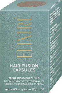 Kompleks vitaminov in mineralov za sijoče in močne lase, kožo in nohte ELIXIRE