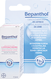 Obnovitvena krema za ustnice Bepanthol