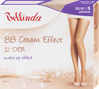 Pančuchové nohavice BB cream effect, S 38/40 - almond Bellinda