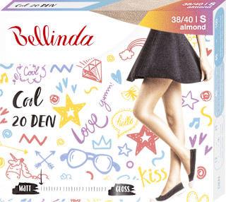 punčochové kalhoty Cool 20DEN, 38-40 almond Bellinda