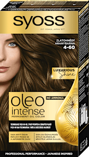 Farba na vlasy - 4-60 zlatohnedá Syoss Oleo Intense