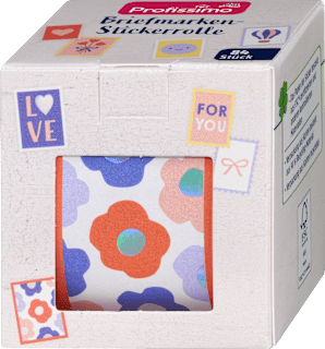 Briefmarken Stickerrolle Profissimo
