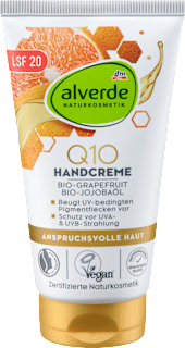 Crema mani Q10 con fattore di protezione solare 15 alverde