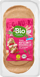 Affettato vegano a base di seitan, delicatamente affumicato dmBio