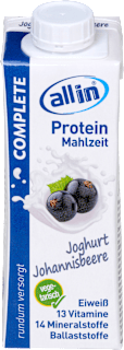 Trinkmahlzeit Protein Complete Joghurt Johannisbeere allin