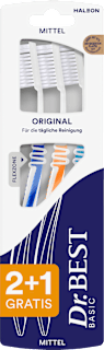 Zahnbürste Classic Original mittel sortiert Dr. Best
